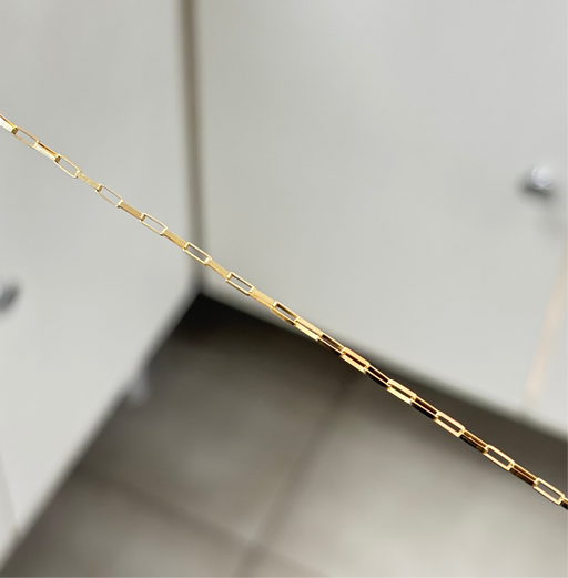 Cordão de Ouro 18k Tijolinho