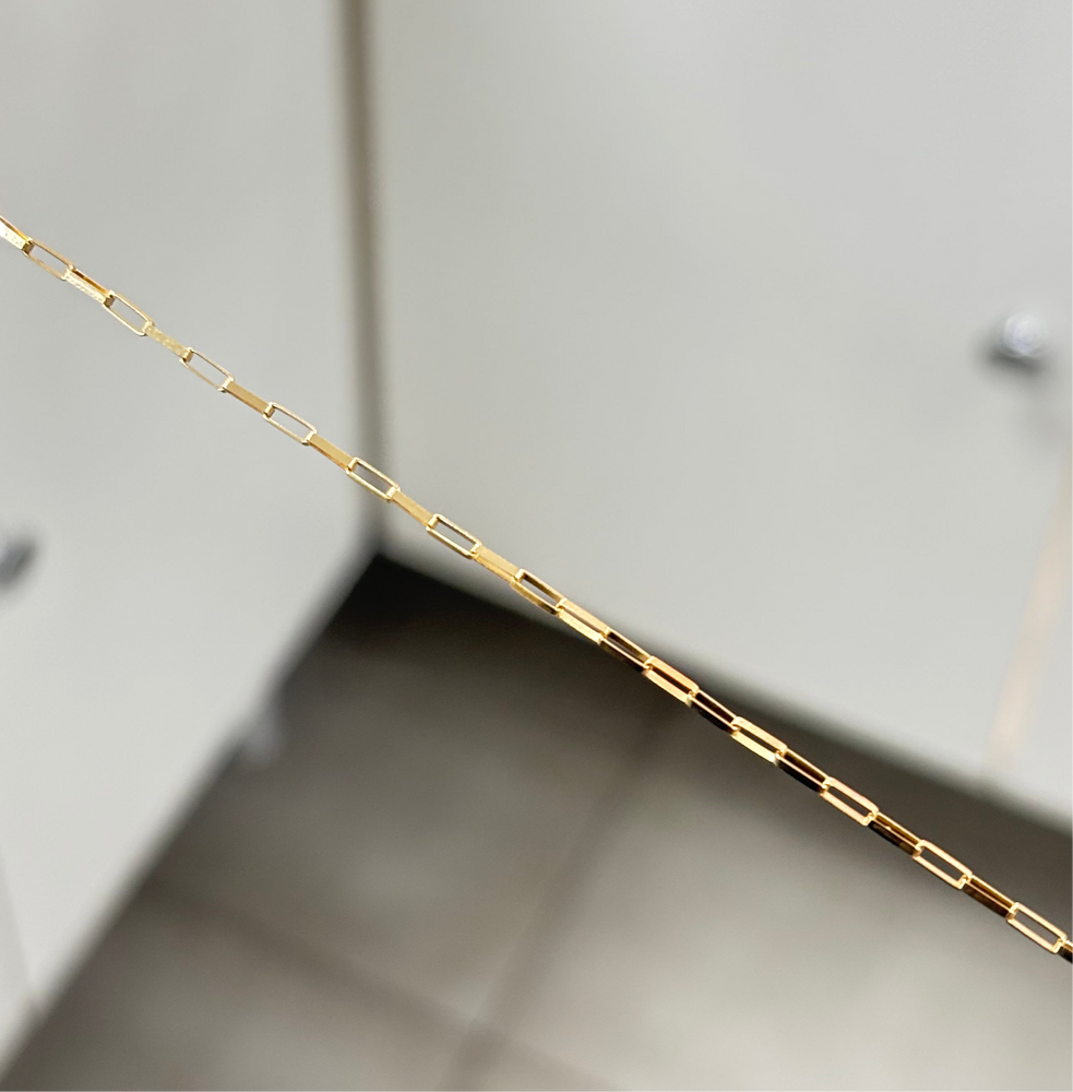 Cordão de Ouro 18k Tijolinho